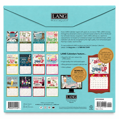 Happy Hour 2027 Wall Calendar