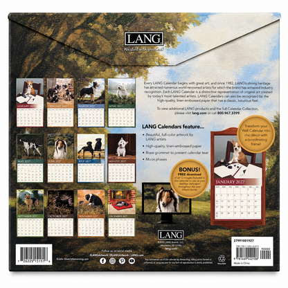 Love of Dogs 2027 Wall Calendar