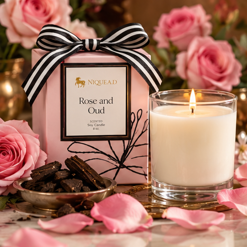 Rose and Oud Serenity Candle