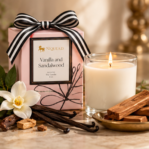 Vanilla and Sandalwood Serenity Candle