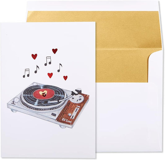 Love Vinyl Anniversary Card