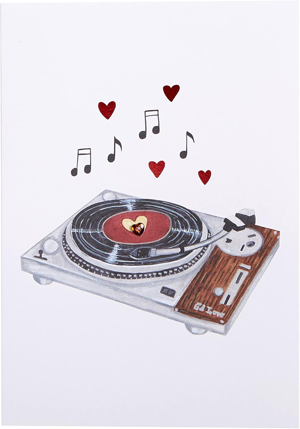 Love Vinyl Anniversary Card