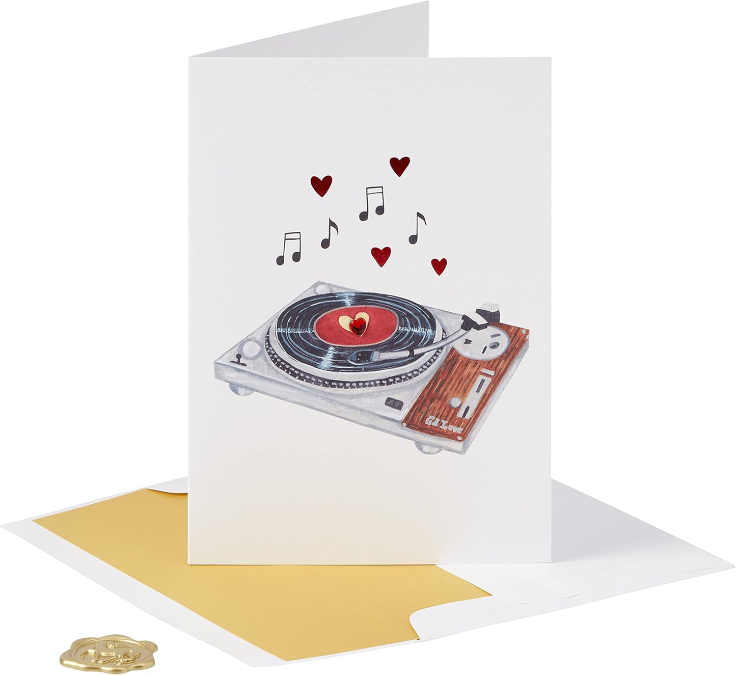 Love Vinyl Anniversary Card