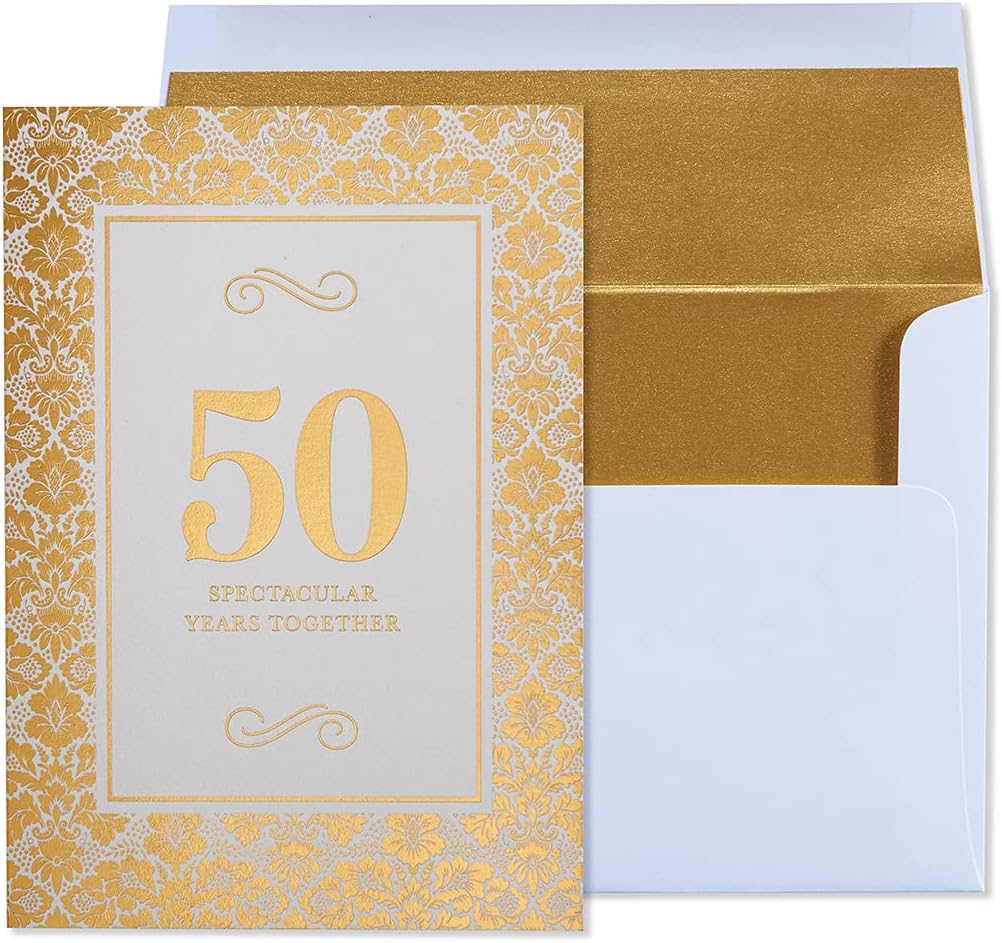 50th Golden Anniversary Card