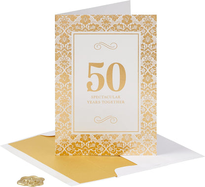 50th Golden Anniversary Card