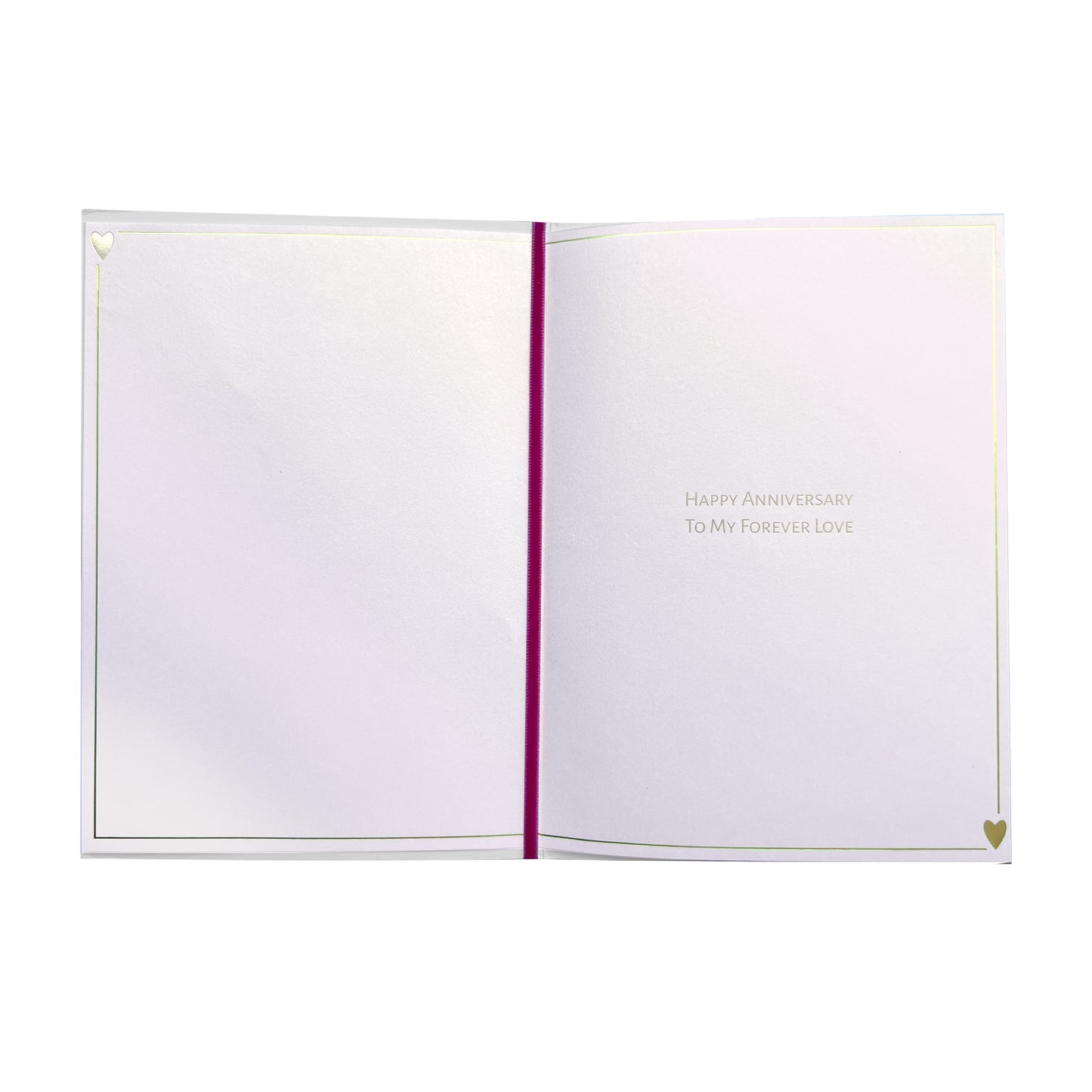 Heart with Lettering Anniversary Card