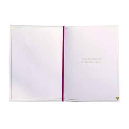 Heart with Lettering Anniversary Card