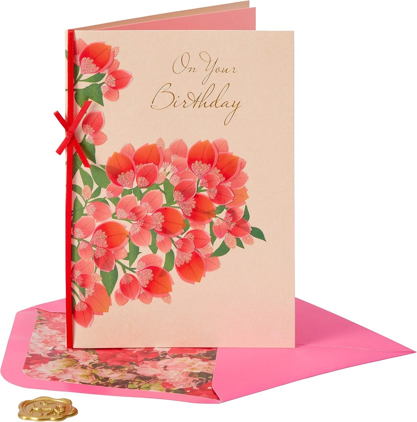 Bougainvillea Birthday Card