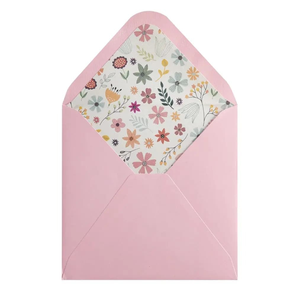 Flower Butterfly Greeting Card