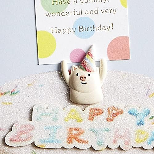 Cake with Pig Birthday Card