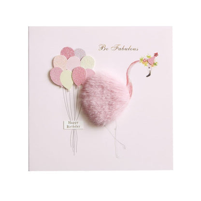 Flamingo Birthday Card