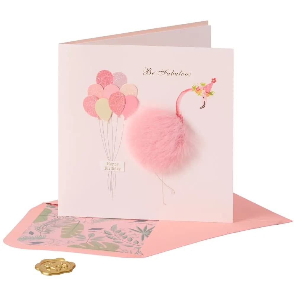 Flamingo Birthday Card