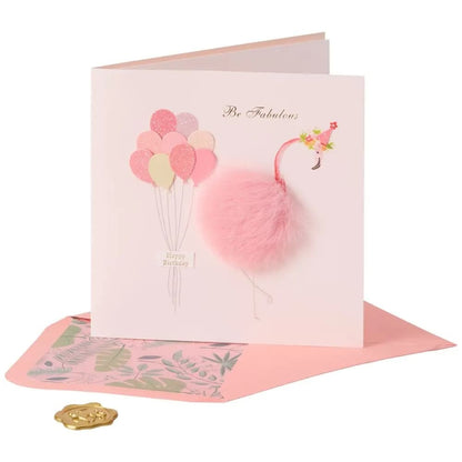 Flamingo Birthday Card