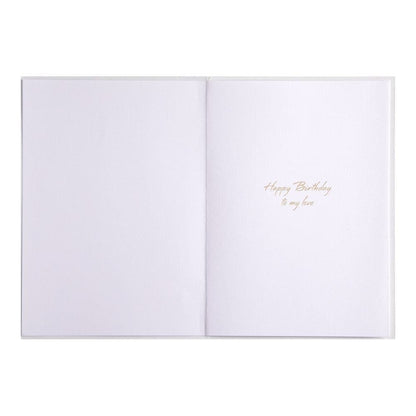 Flower Heart Birthday Card