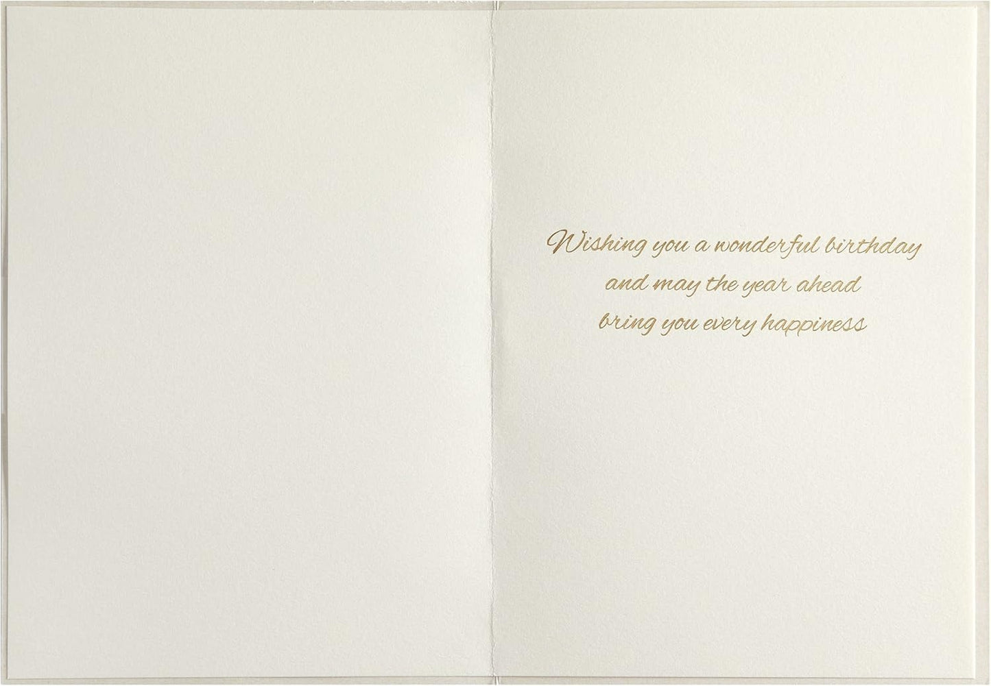 Laser Cut Floral Birthday Card