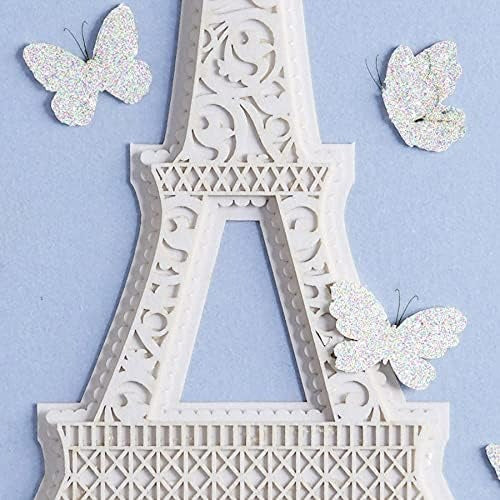 Laser Cut Eiffel Tower Birthday Card