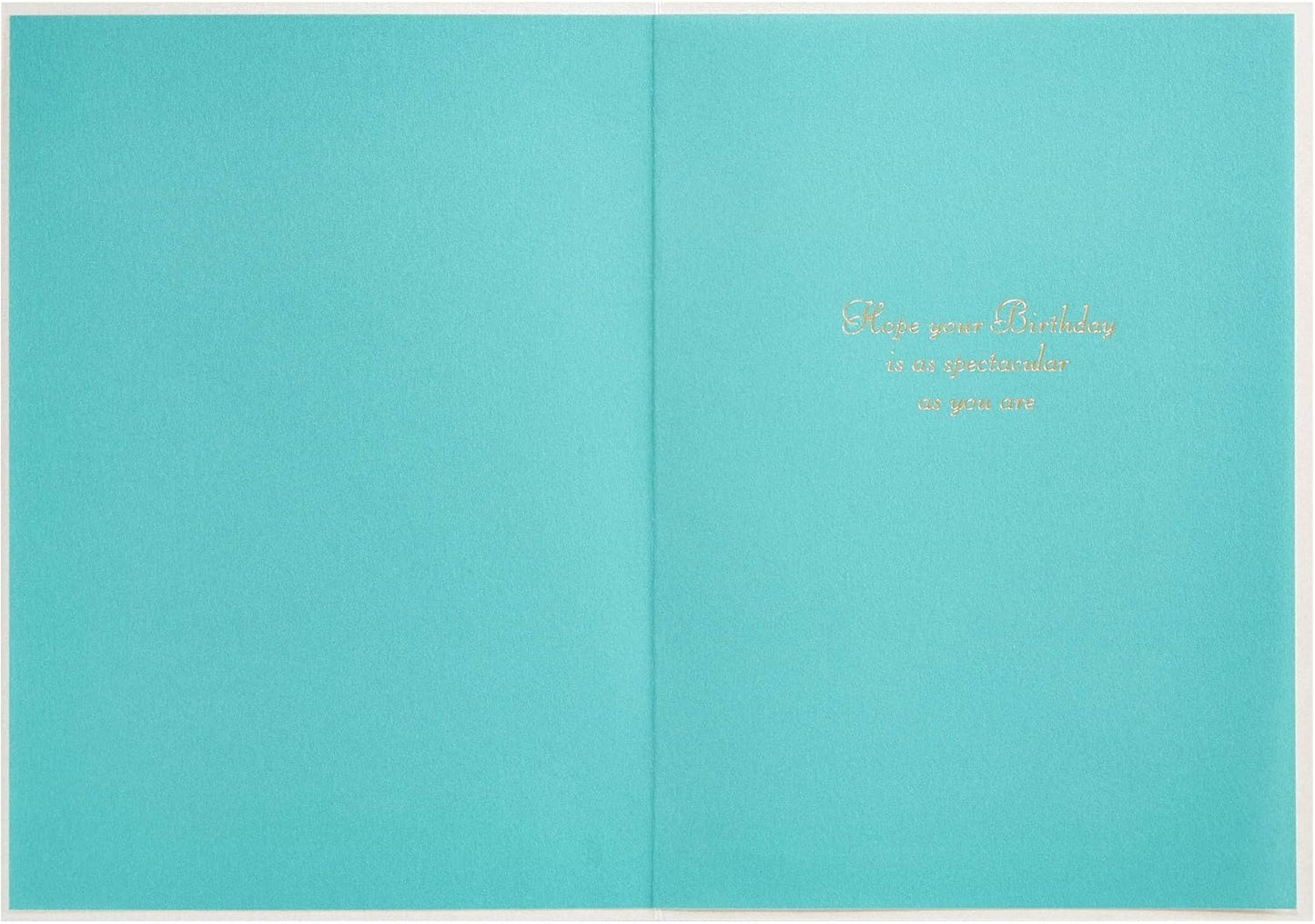 Peacock Laser Birthday Card