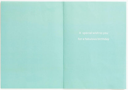 Cake with Banner Birthday Card