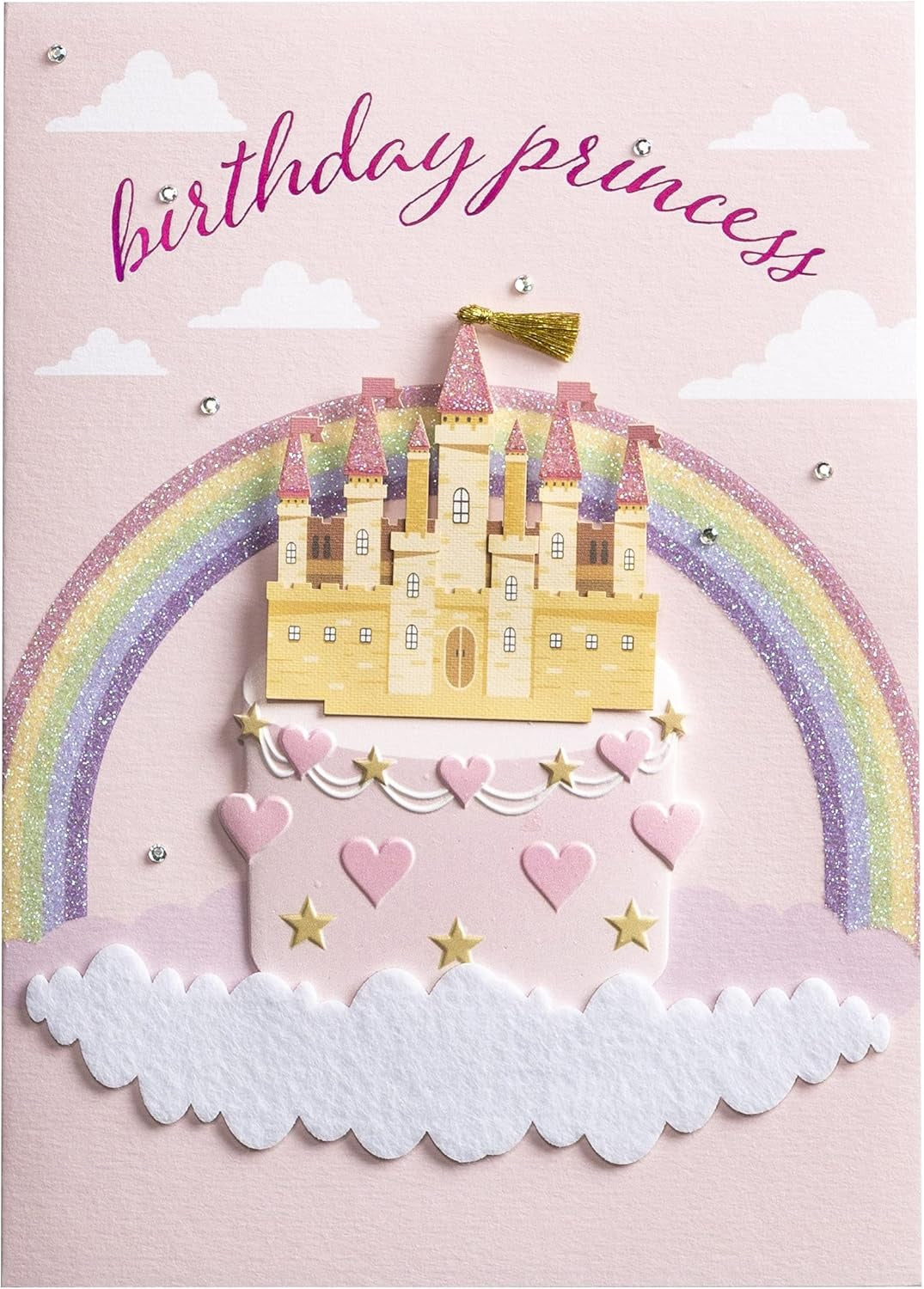 Princess Cake Birthday Card