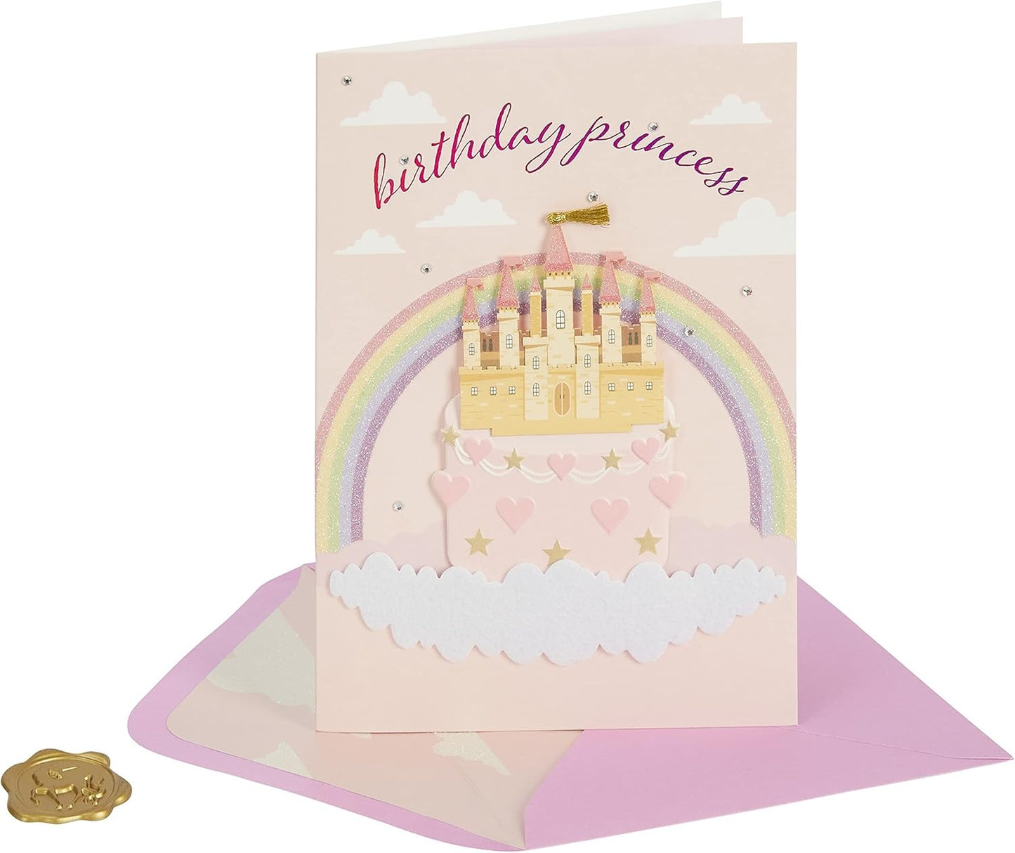 Princess Cake Birthday Card