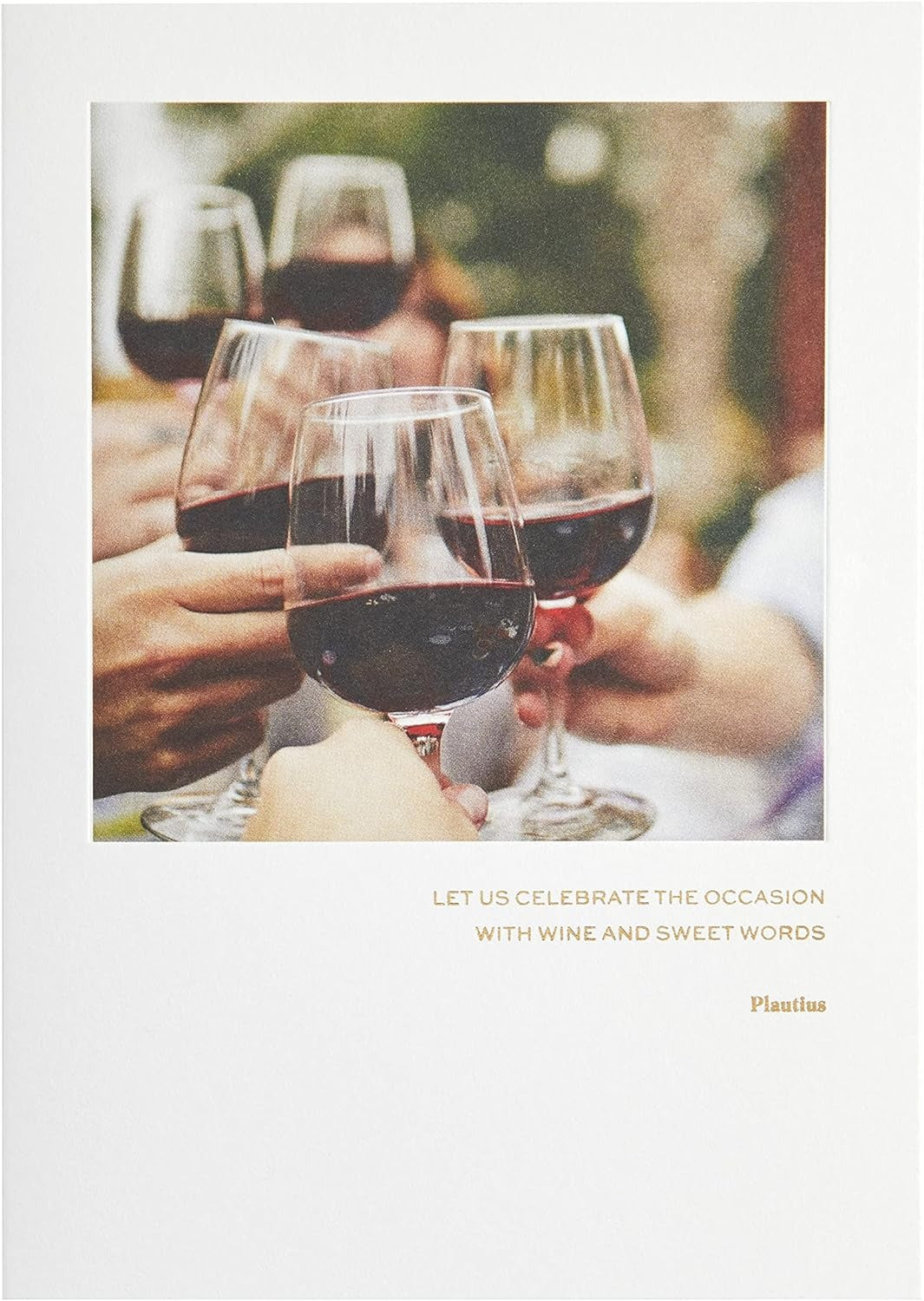 Wine Glasses Birthday Card