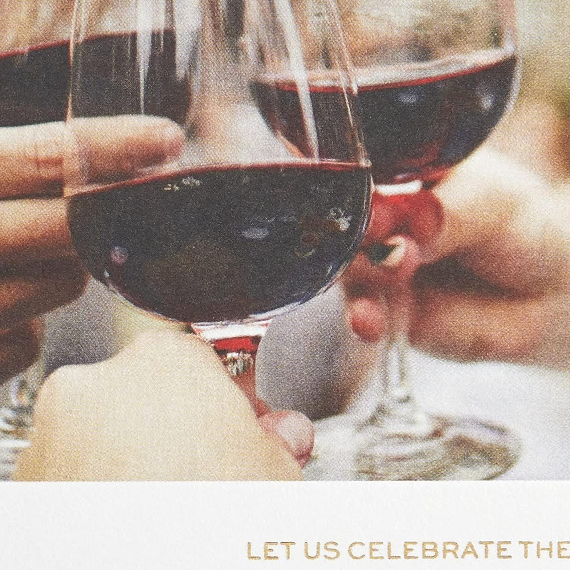 Wine Glasses Birthday Card