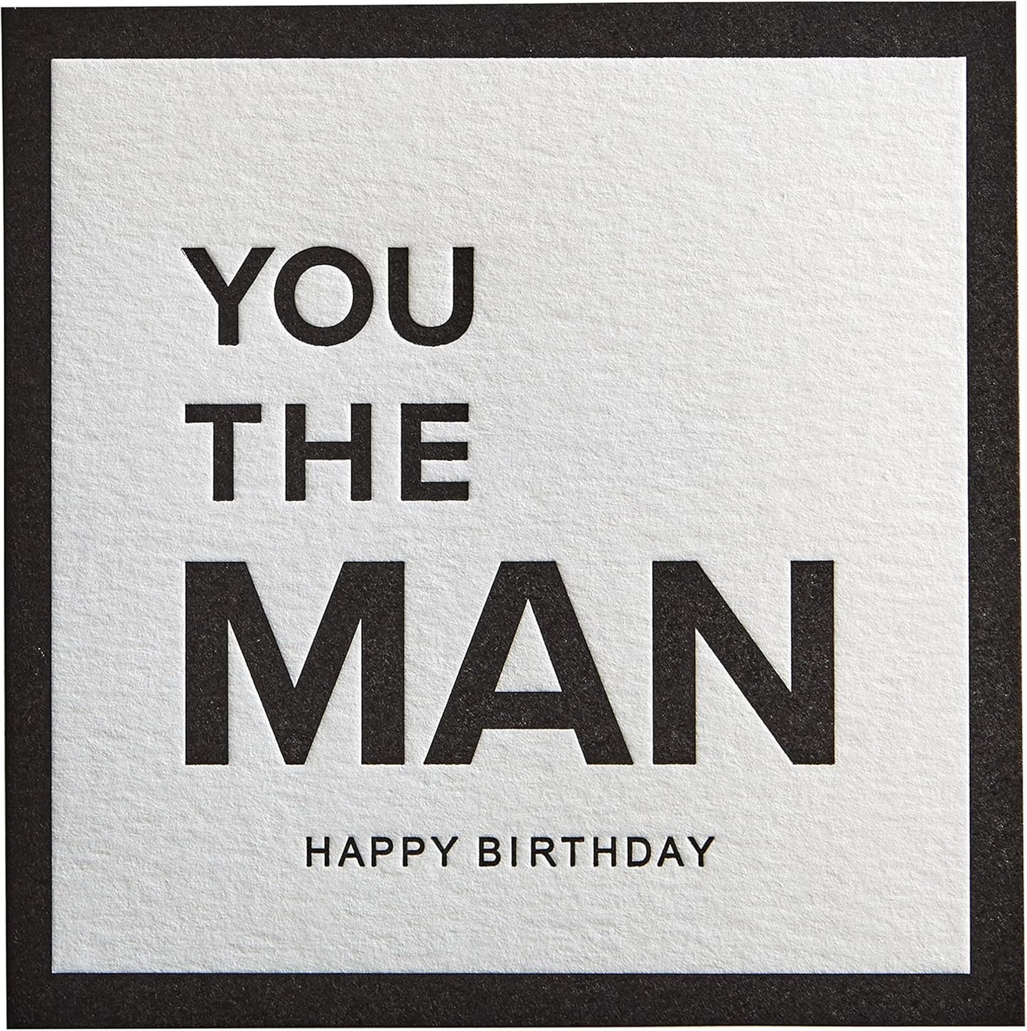 You The Man Birthday Card