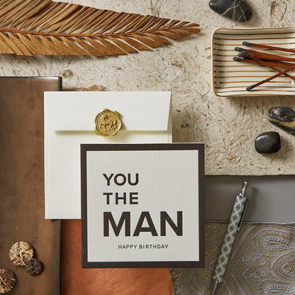 You The Man Birthday Card