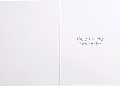 Girl on Moon Birthday Card