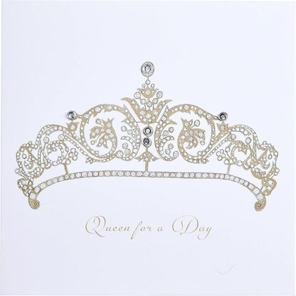 Rose Gold Tiara Birthday Card
