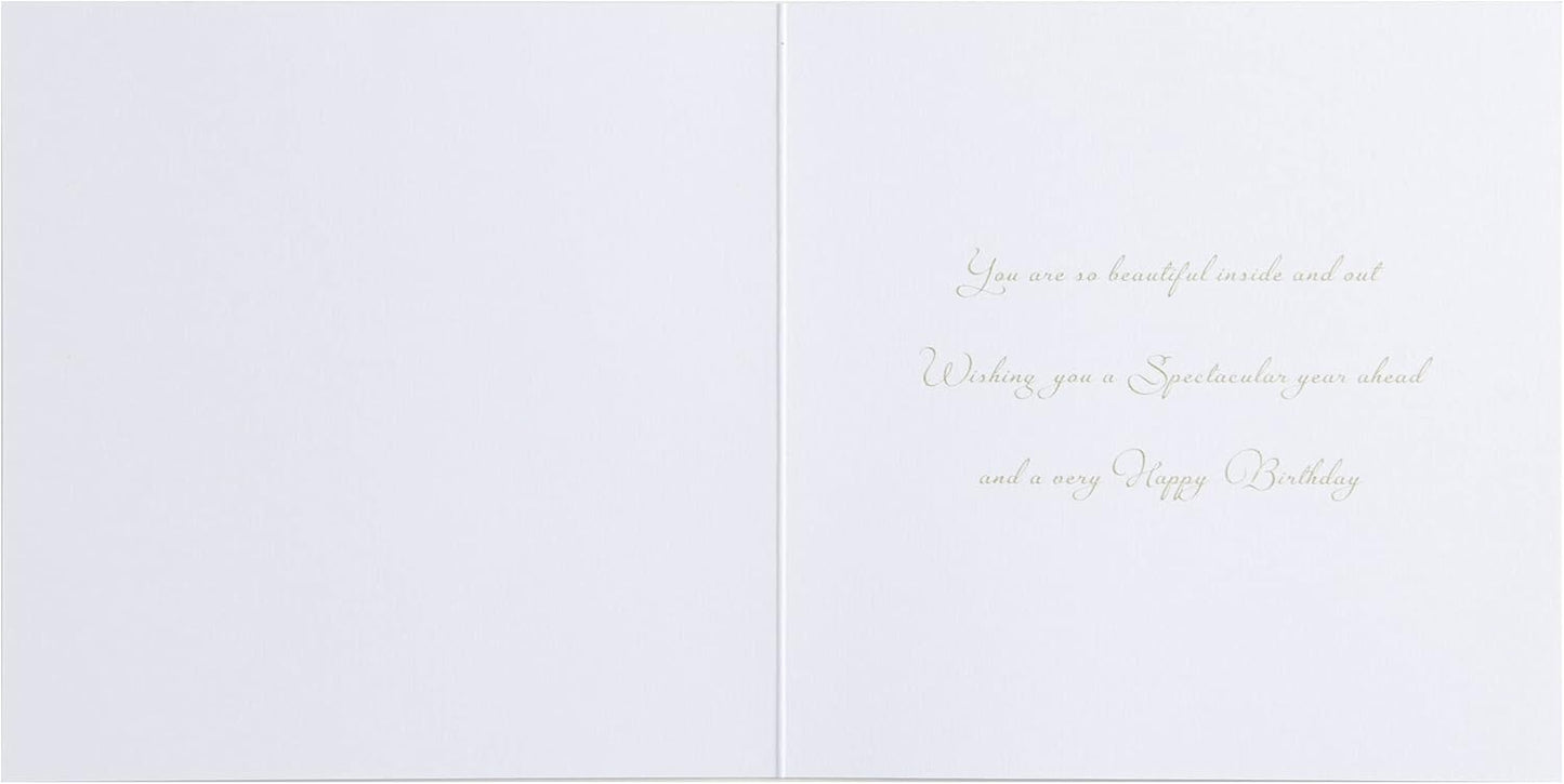 Rose Gold Tiara Birthday Card