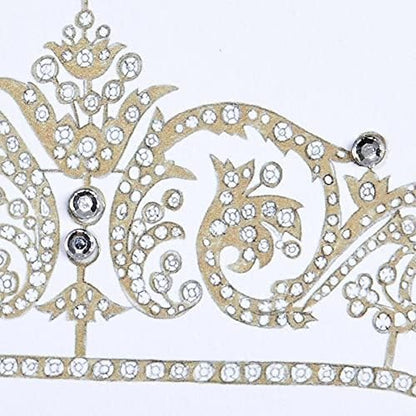 Rose Gold Tiara Birthday Card