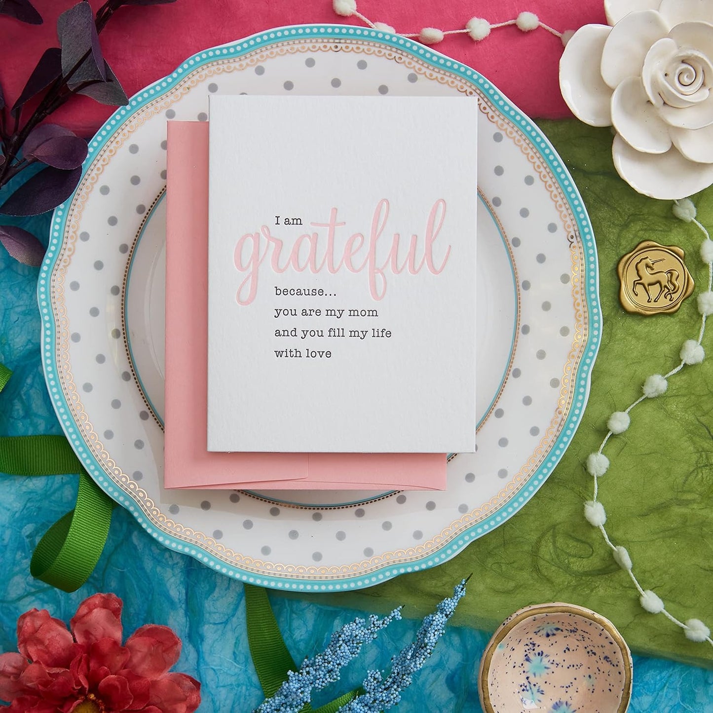 Grateful Mom Birthday Card