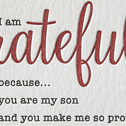 Grateful Son Birthday Card