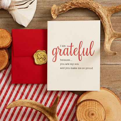 Grateful Son Birthday Card