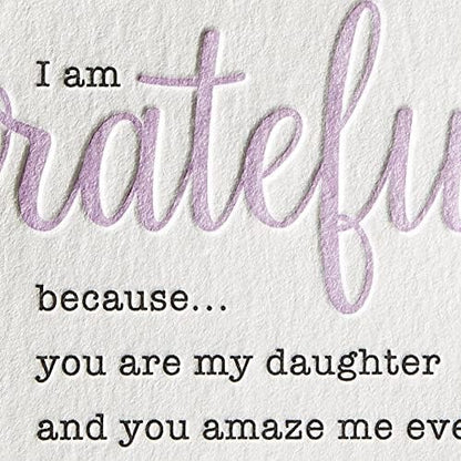 Grateful Daughter Birthday Card