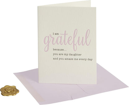 Grateful Daughter Birthday Card