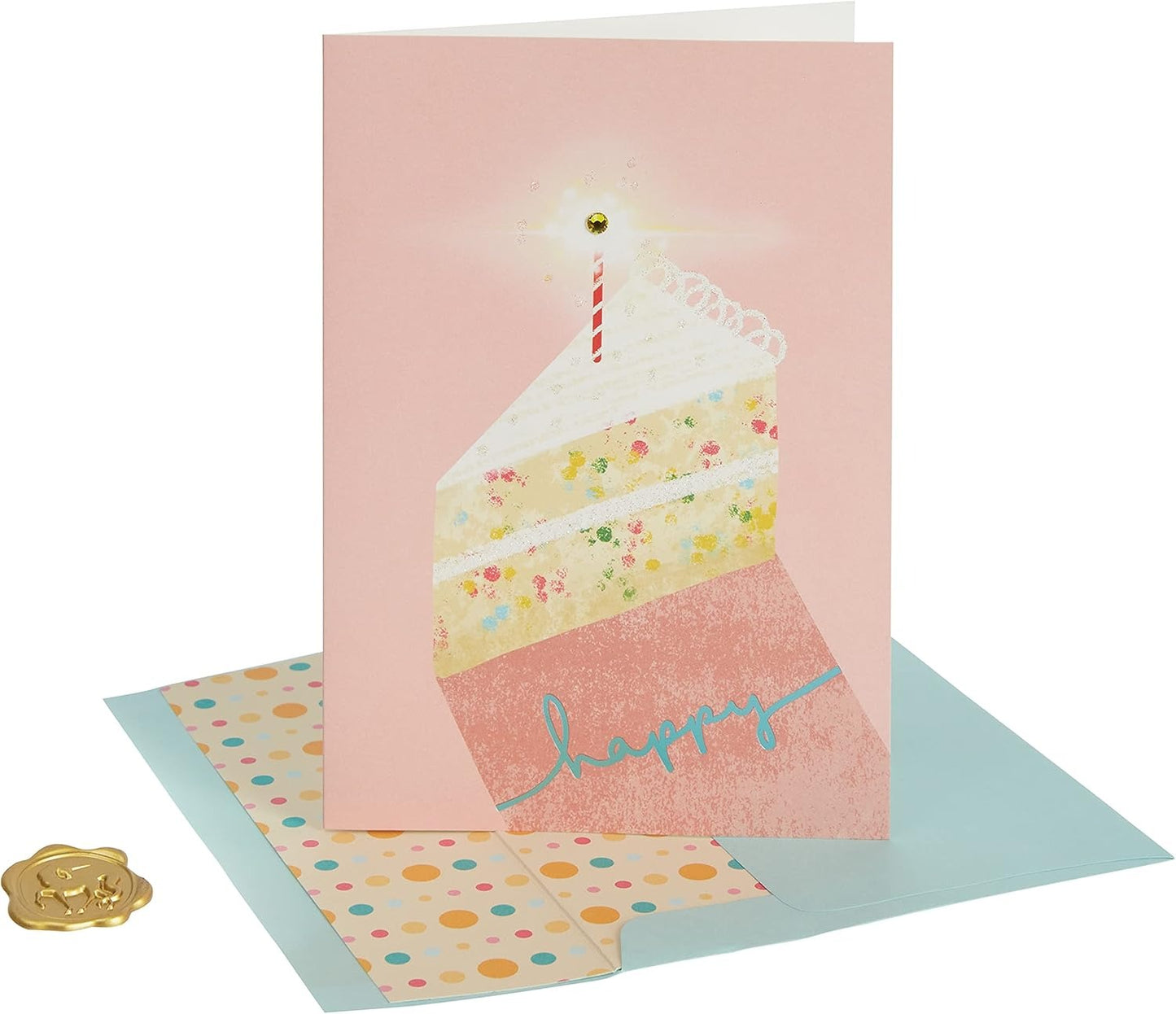 Slice Of Cake Birthday Card