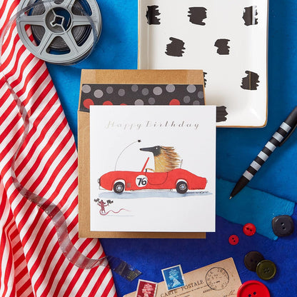 Race Car Birthday Card