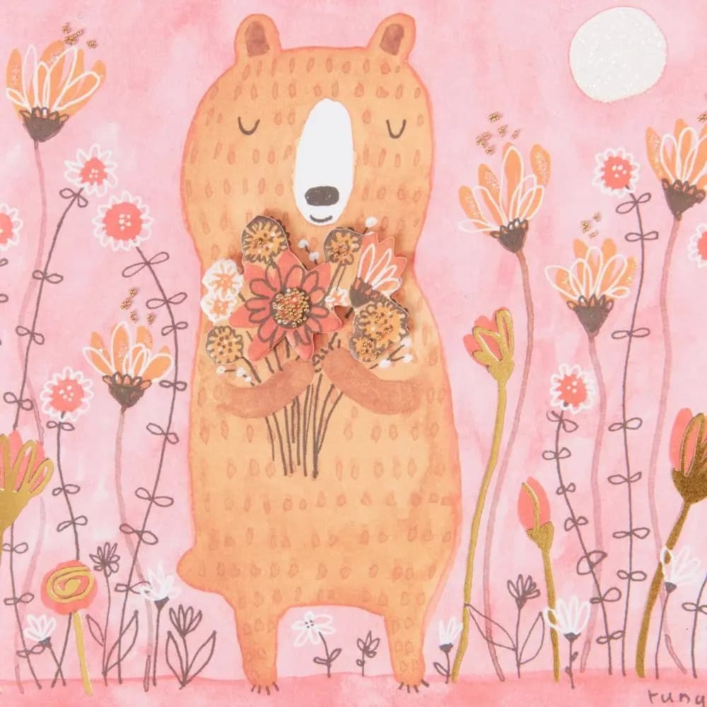 Bear Bringer Birthday Card