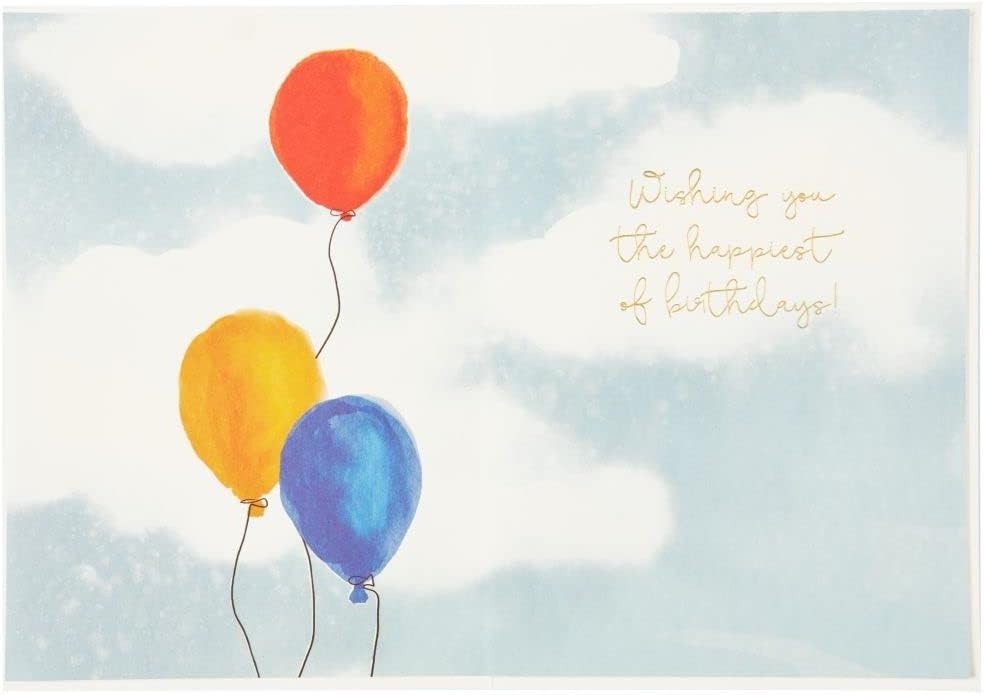 Balloons and Vellum Birthday Card