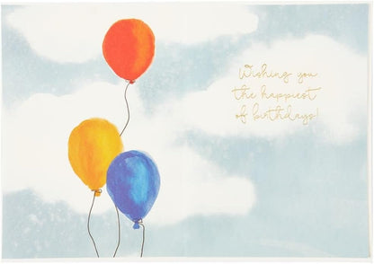 Balloons and Vellum Birthday Card