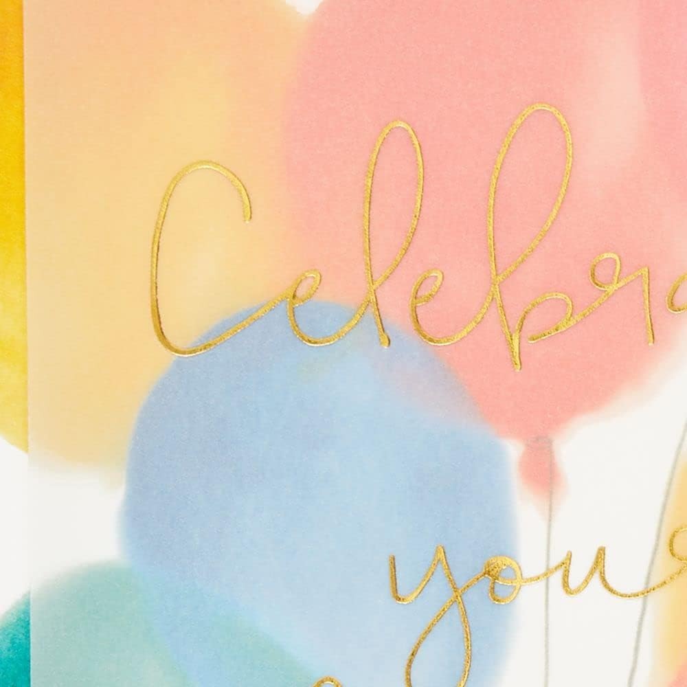 Balloons and Vellum Birthday Card