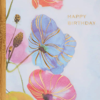 Three Poppies Birthday Card