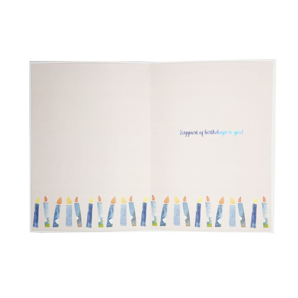 Lettering on Cake Birthday Card