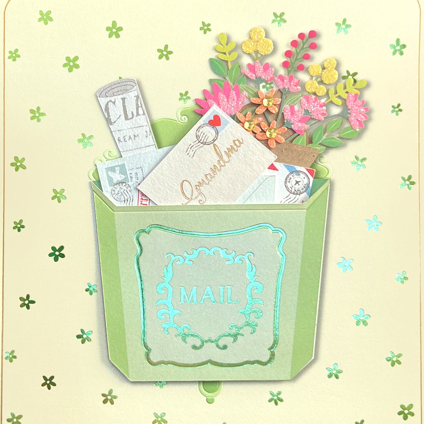 Handmade Mailbox Grandma Birthday Card