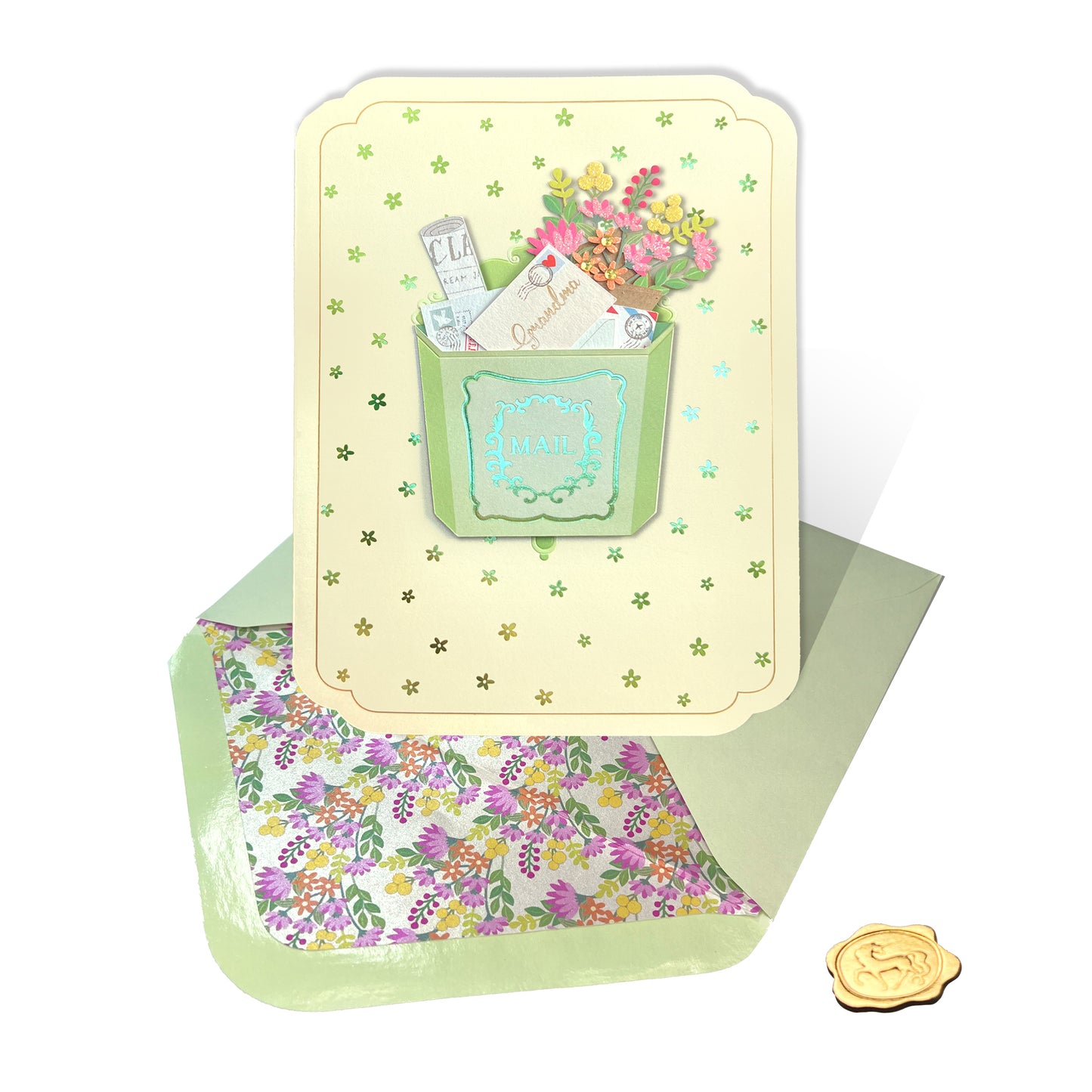 Handmade Mailbox Grandma Birthday Card
