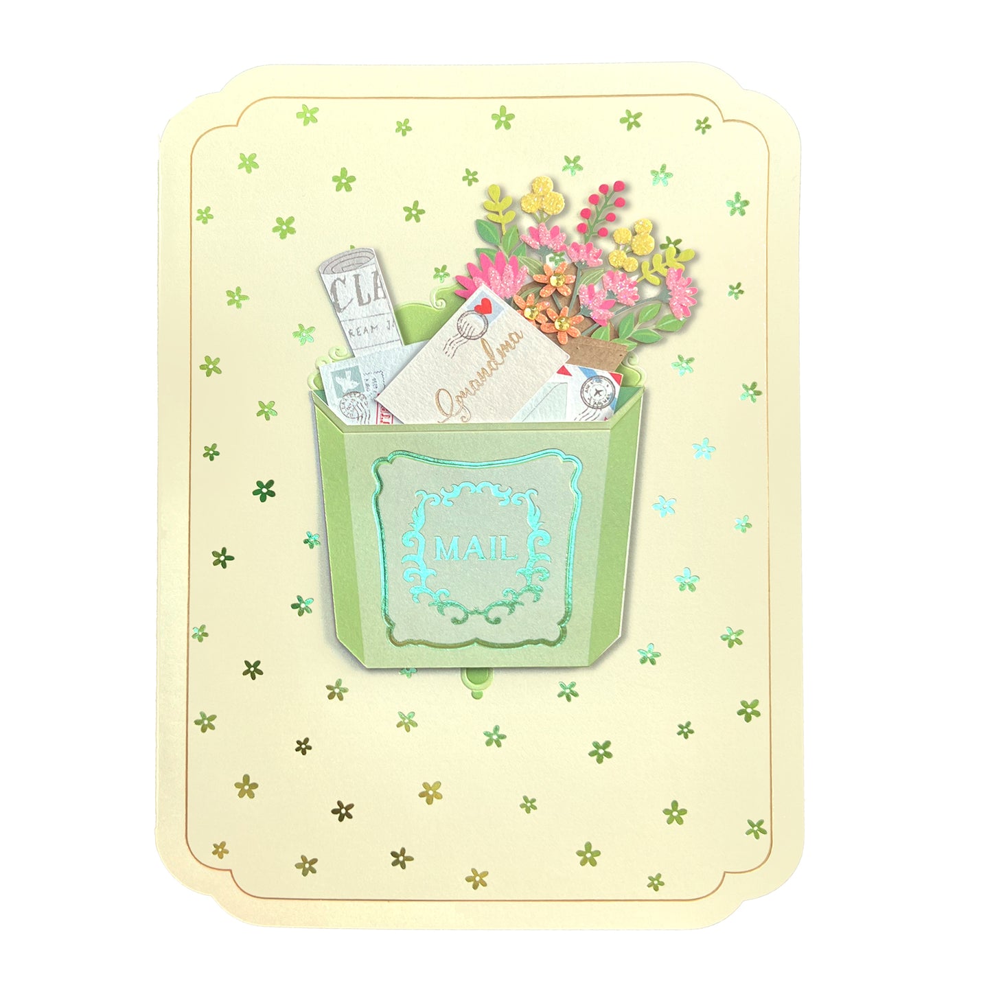 Handmade Mailbox Grandma Birthday Card