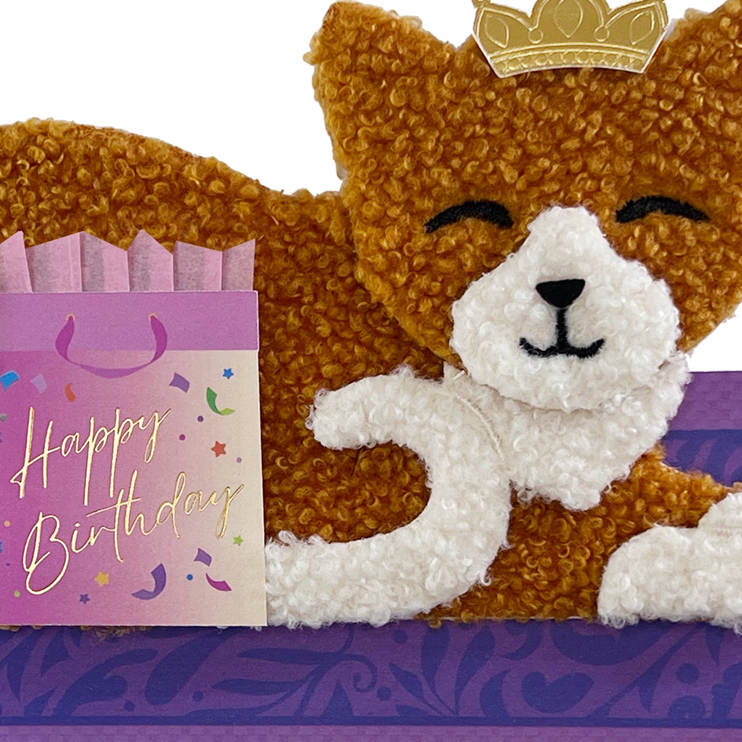 Fuzzy Cat Birthday Card