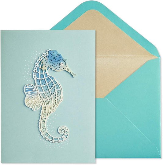 Seahorse Blank Card